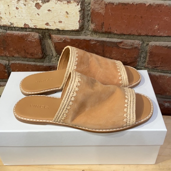 Vince Padmore Slide Sandal roast brown NIB - Picture 4 of 10